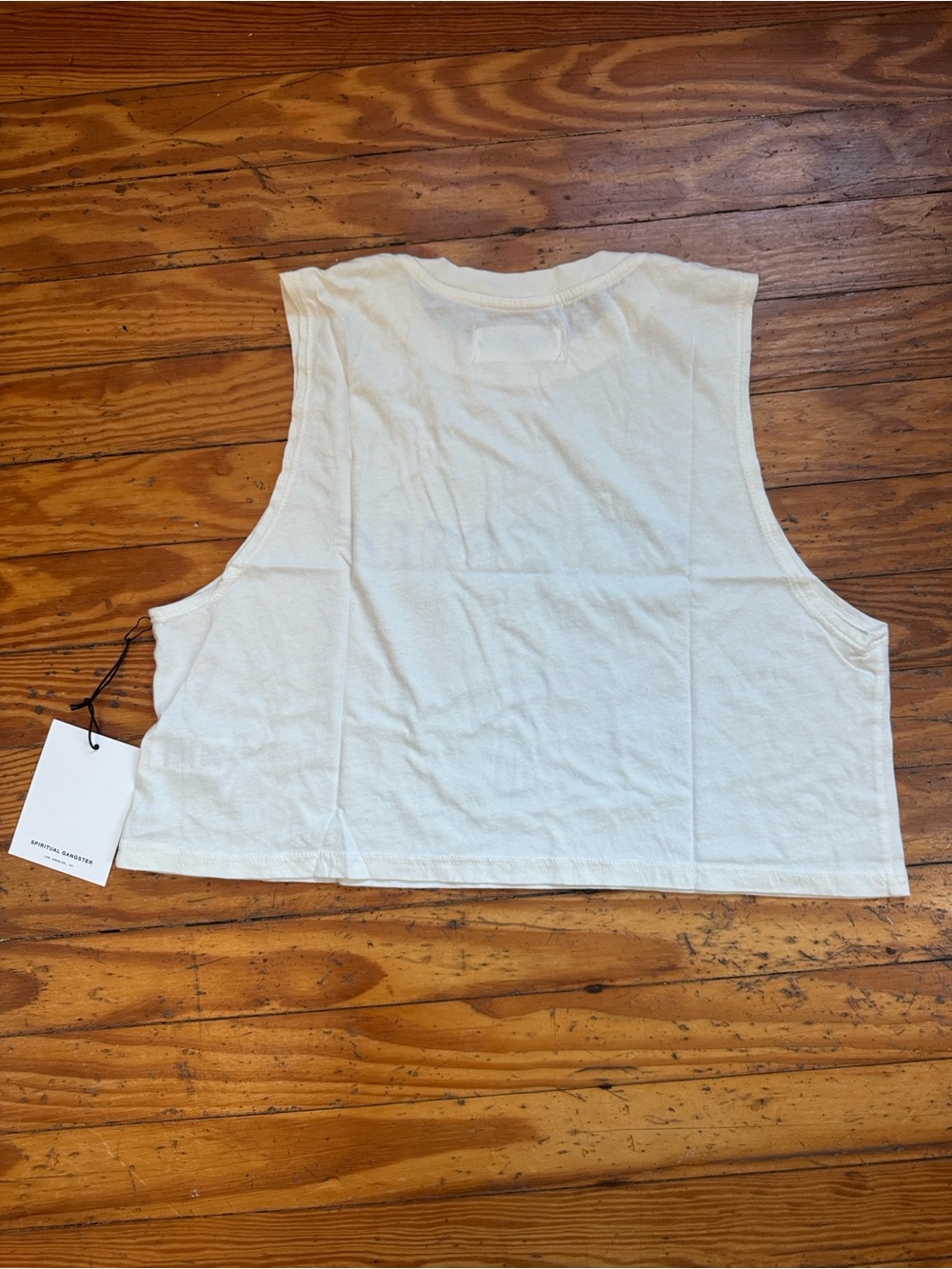 Spiritual Gangster Cosmic Energy Crop Muscle Tank - Picture 7 of 9